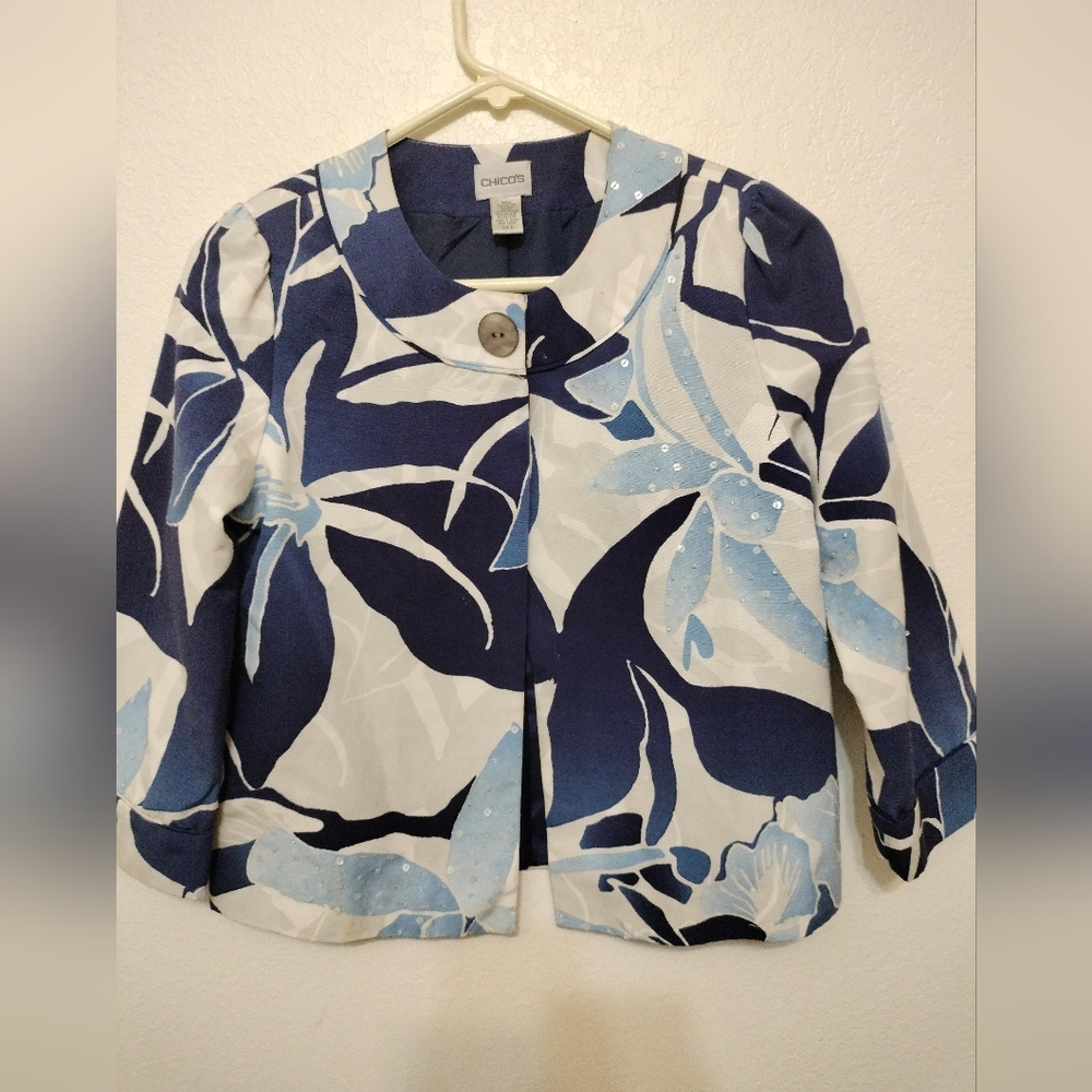 Chico’s Ice Garden Frankie Jacket